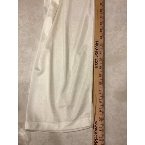 Vtg Soft Moments 2-Piece Pajama Set Pale Yellow Lace Sz M 1970s NOS NWT USA - Picture 12 of 12